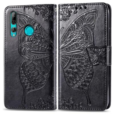 Butterfly Love bloemen reliëf horizontale Flip lederen case voor Huawei Y9 Prime (2019) met houder & kaartsleuven & portemonnee & Lanyard (zwart) Butterfly Love bloemen reliëf horizontale Flip lederen case voor Huawei Y9 Prime (2019) met houder & kaartsleuven & portemonnee & Lanyard (zwart)