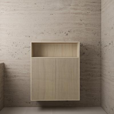 Zwevende Kast Gliss Design Timotheus 100x120x30 CM Corn Silk