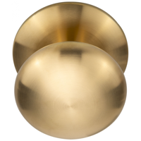 Formani Basics LB80V voordeurknop vast op rozet - PVD mat goud - thumbnail