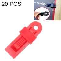 20 stks outdoor tent luifels winddicht Fixing clip multifunctionele wind touw gesp (rood) - thumbnail