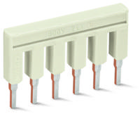 WAGO 2002-406/020-000 Driehoekbrug Lichtgrijs 100 stuk(s) - thumbnail