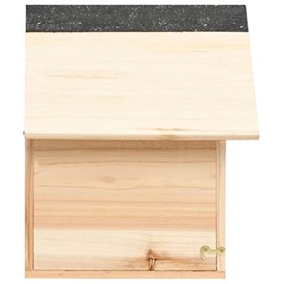 VidaXL Eekhoornhuisje 26x25x29 cm massief vurenhout