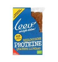 Leev Bio Qrackers Proteïne & Lijnzaad - thumbnail