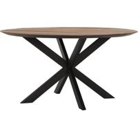 DTP Home Ronde Eettafel 'Shape' Teakhout, 150cm, kleur Naturel - thumbnail