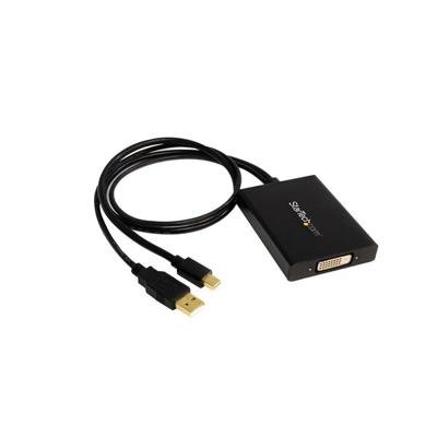 StarTech.com Mini DisplayPort naar DVI Dual Link actieve adapter met stroomvoorziening via USB, mDP naar DVI DL tot 2560x1600