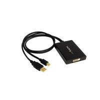 StarTech.com Mini DisplayPort naar DVI Dual Link actieve adapter met stroomvoorziening via USB, mDP naar DVI DL tot 2560x1600 - thumbnail