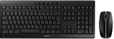 CHERRY Stream Desktop toetsenbord Inclusief muis Kantoor RF Draadloos QWERTZ Duits Zwart