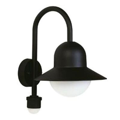 Albert Buitenlamp met sensor voordeurManor zwart - 660661