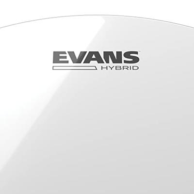 Evans SB14MHW hybrid white marching snare batter,14 Inch - thumbnail