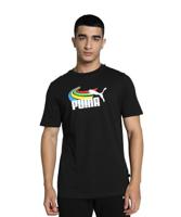 Heren-T-Shirt met Korte Mouwen Puma GRAPHICS Summer Zwart - Maat: M - thumbnail