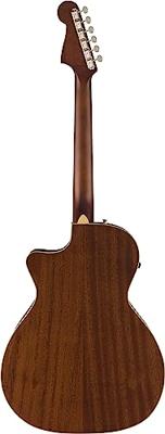Fender Newporter Player Tidepool WN Black Pickguard elektrisch-akoestische westerngitaar - thumbnail