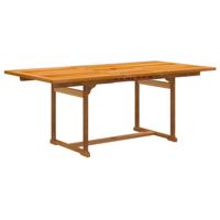 5-delige Tuinset massief acaciahout en textileen - thumbnail