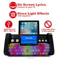 Easy Karaoke EKS780BT Bluetooth Karaoke System met één microfoon - thumbnail