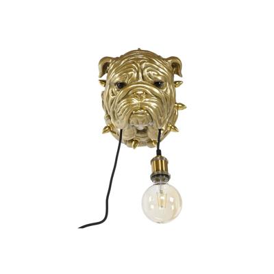 Muurlamp Home ESPRIT Gouden Hars 50 W Modern Bulldog 220 V 25 x 23 x 29 cm Muurlamp Home ESPRIT Gouden Hars 50 W Modern Bulldog 220 V 25 x 23 x 29 cm