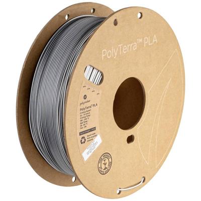 Polymaker PA04020 Dual Filament PLA kunststof Gering kunststofgehalte, Mat 1.75 mm 1000 g Shadow Black, Wit, Zwart PolyTerra™ 1 stuk(s)