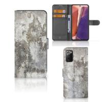 Samsung Galaxy Note 20 | Bookcase | Beton Print - thumbnail