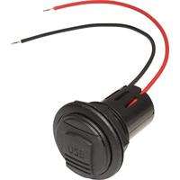 ProCar Power USB Einbausteckdose EV mit Gewindehülse und Deckel Power USB inbouwstopcontact met deksel Stroombelasting (max.): 3 A Geschikt voor USB-A - thumbnail