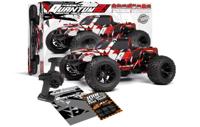 Maverick Quantum2 MT Flux 1/10th Rood/wit Brushless 1:10 RC auto Monstertruck 4WD RTR 2,4 GHz - thumbnail