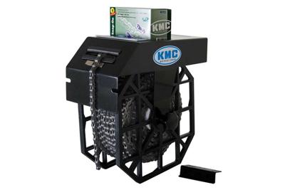 KMC Fietskettingrolhouder - Blauw - 1 haspel - Werkplaats