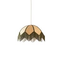 Light & Living Ø 45cm hanglampSulina raffia met groen - 2987276 - thumbnail