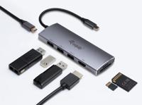 Equip 133482 usb-c 7in 1 multifunctional adapter - thumbnail