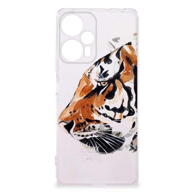 Smartphone hoesje Xiaomi Poco F5 Watercolor Tiger Smartphone hoesje Xiaomi Poco F5 Watercolor Tiger