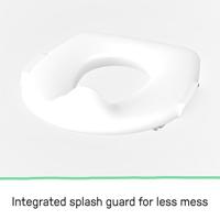 INGENUITY Mini kindertoilet met toiletverkleiner, muzikale spoeling en geïntegreerde opbergruimte voor doekjes, wit - thumbnail