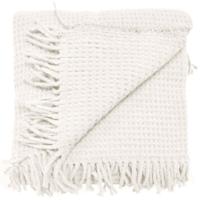 Unique Living Plaid Selien 150x200cm dove white - thumbnail