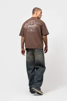 Equalité Yuki Boxy T-Shirt Heren Bruin - Maat XS - Kleur: Bruin | Soccerfanshop - thumbnail