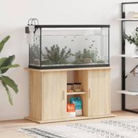 Aquariumstandaard Sonoma Eiken 101x41x58 cm Bewerkt Hout - thumbnail