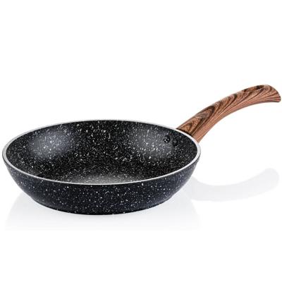 Westinghouse Koekenpan 24 cm Zwart Marmer Hout