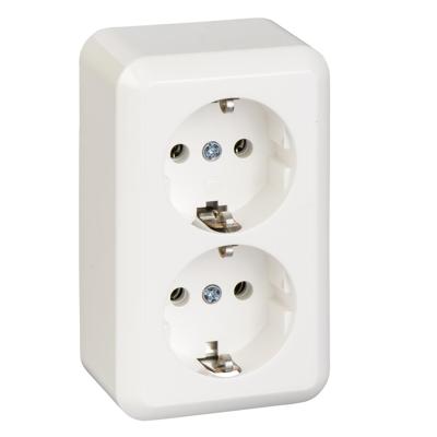 ELSO AP-stekkerdoos 395404 2-voudig 16A CONTURA zuiver wit Wit 1 stuk(s) ELSO AP-stekkerdoos 395404 2-voudig 16A CONTURA zuiver wit Wit 1 stuk(s)