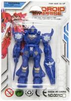 LG Imports gevechtsrobot Android Emprise jongens 9 cm blauw - thumbnail