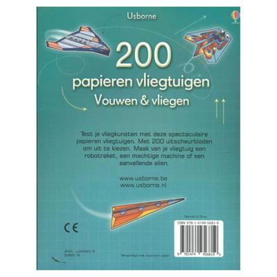 200 Papieren vliegtuigen - Vouwen en vliegen - Paperback (9781474956819) 200 Papieren vliegtuigen - Vouwen en vliegen - Paperback (9781474956819)