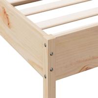 Bedframe zonder matras massief grenenhout 75x190 cm - thumbnail