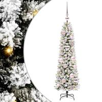 VidaXL Kunstkerstboom met 150 led wit 120 cm pvc en metaal en plastic - thumbnail