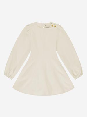 Nik&Nik winter jurk meisjes - zand - Eliza