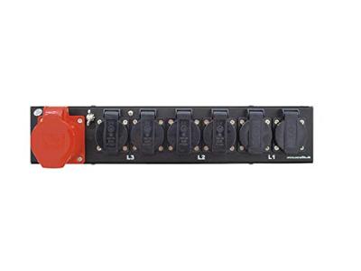 Eurolite SBM-16 19 stroomverdeler 6-voudig 2 HE