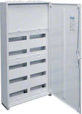 Hager FWB72N FWB72N Veldverdeler Opbouw (op muur), Inbouw (in muur), Deels verzonken Aantal groepen: 120 Aantal rijen: 10 Inhoud: 1 stuk(s)