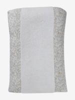 Hoes voor aankleedkussen gemaakt van katoengaas/badstof beige, bedrukt - thumbnail