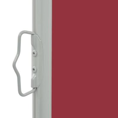 Tuinscherm uittrekbaar 140x300 cm rood