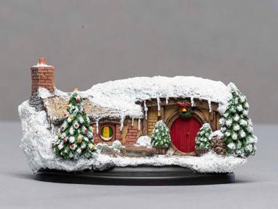 The Lord Of The Rings De Hobbit Een onverwachte reisfiguur 35 weg van gaten, kerstseditie, 7 cm