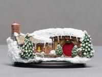 The Lord Of The Rings De Hobbit Een onverwachte reisfiguur 35 weg van gaten, kerstseditie, 7 cm - thumbnail