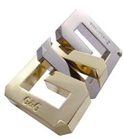 Huzzle breinbreker Cast G&G 11,8 cm staal zilver/goud - thumbnail