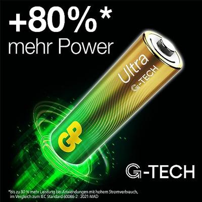 GP Ultra AA batterij (penlite) Alkaline 1.5 V 12 stuk(s) GP Ultra AA batterij (penlite) Alkaline 1.5 V 12 stuk(s)