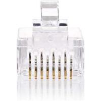 Gebruiksvriendelijke Netwerkconnector | RJ45 Male - Voor Stranded Cat5 UTP-Kabels | 10 Stuks | Transparant - thumbnail