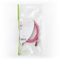 CAT6 S/FTP-Netwerkkabel | RJ45 Male - RJ45 Male | 1,0 m | Roze - thumbnail