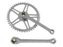 Crankstel 44T Vinty spieloos 170mm crankarm - chroom