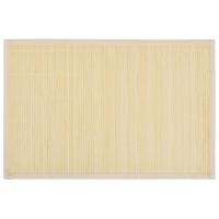 VidaXL 6 placemats bamboe 30 x 45 cm natuurlijk - thumbnail