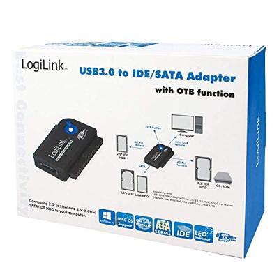 LogiLink AU0028A kabeladapter/verloopstukje usb 3.0 naar SATA/IDE - thumbnail